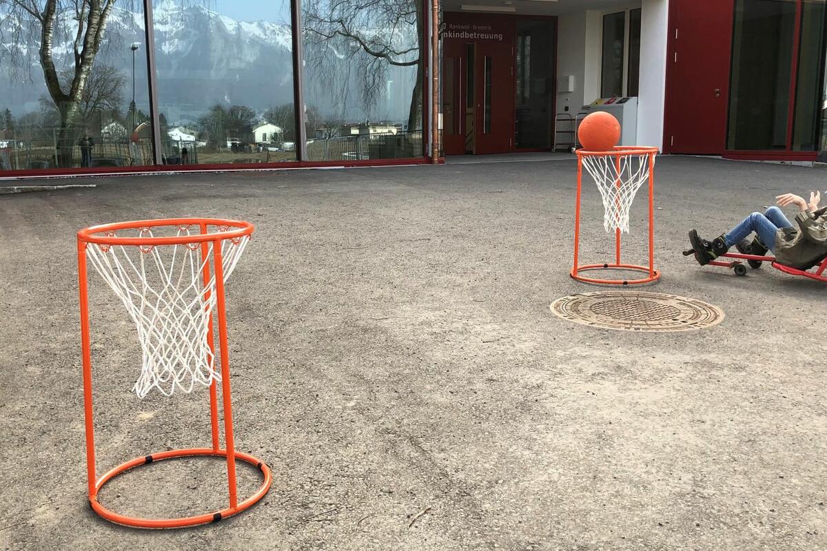 Basketballständer kompakt